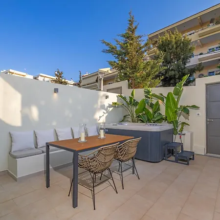 شقة Earthy Haven-minimalist Luxury & Hot Tub *